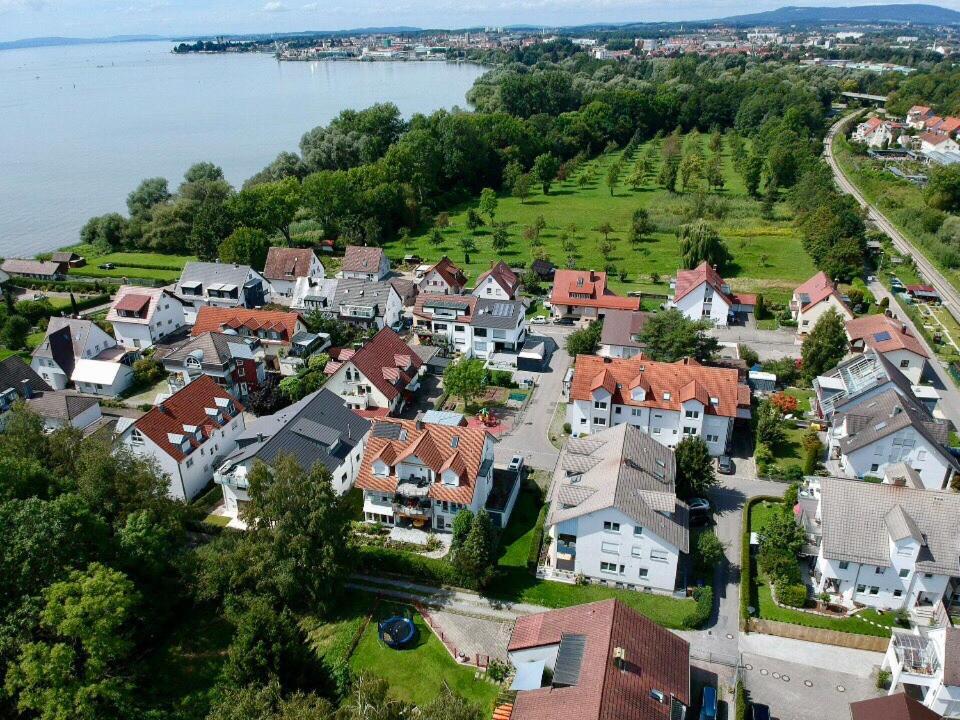 Ferien-Apartment Seewiesen Mit Privatstrand Friedrichshafen Dış mekan fotoğraf